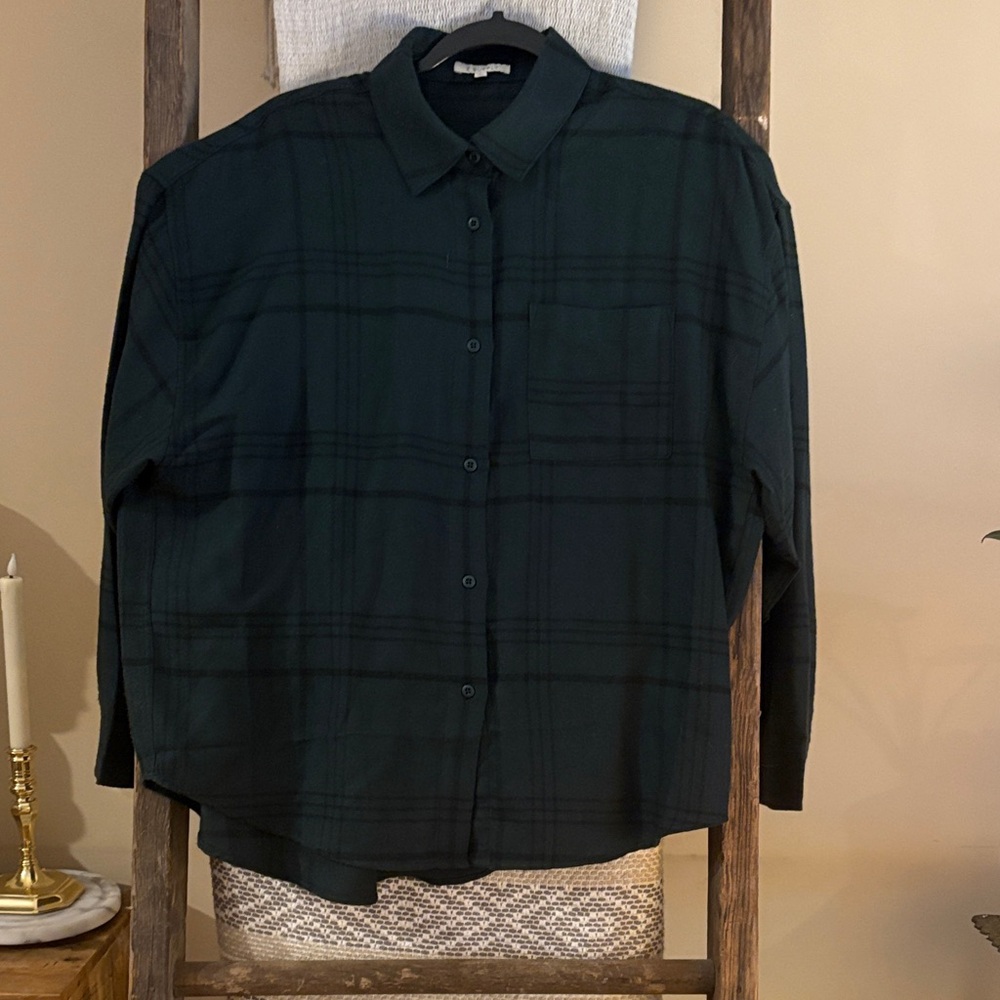 Z Supply Dark Green Shirt